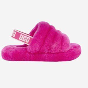 UGG Pink Strap Slippers Size 6